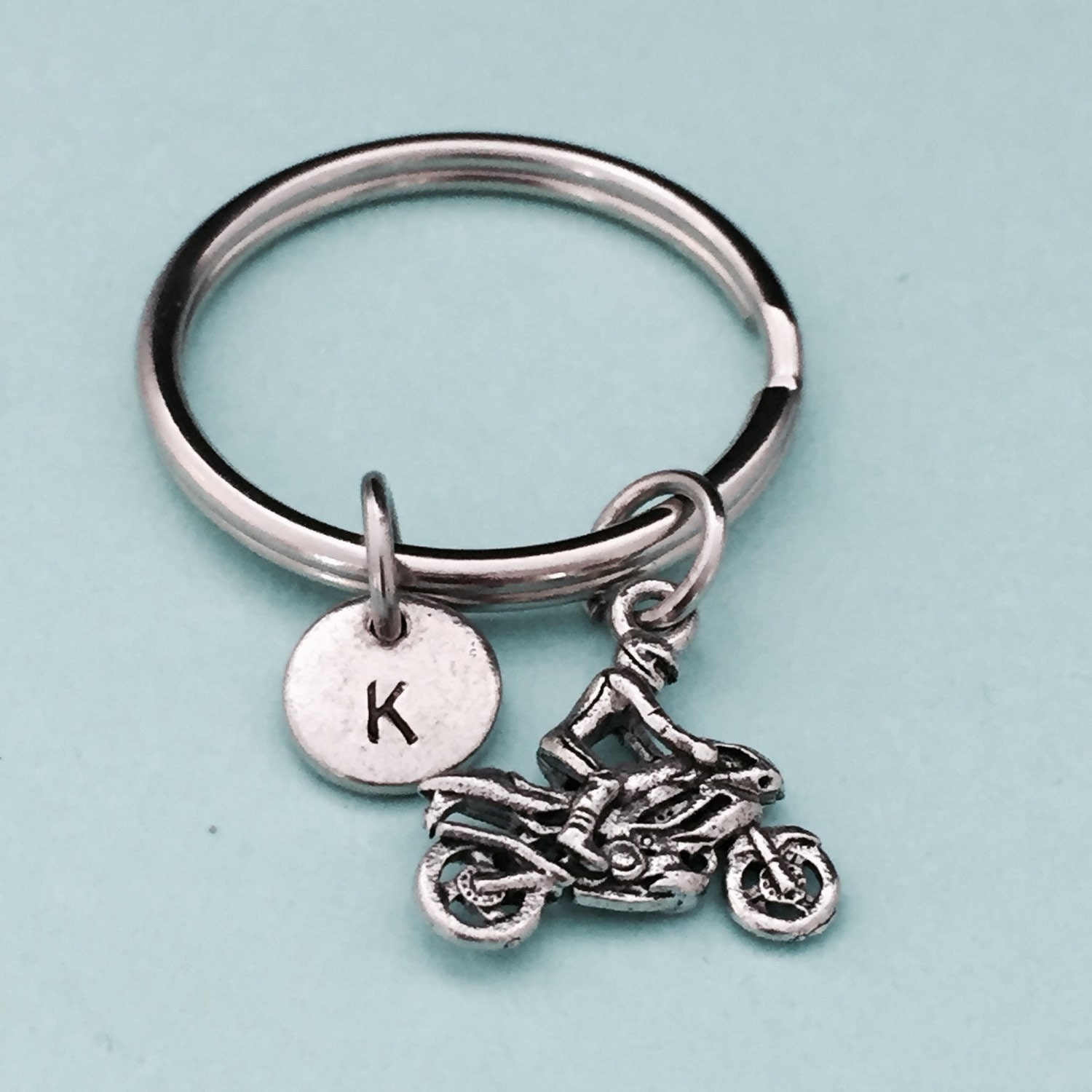 Motorcycle Quotes Keychains Motorcycle Keychain, Motorcycle Charm, Gift for Him, Dirt Bike Keychain ...