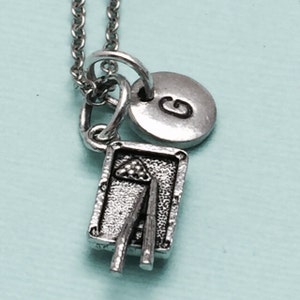 Pool table necklace, pool table charm, sports necklace, personalized necklace, initial necklace, initial charm, monogram