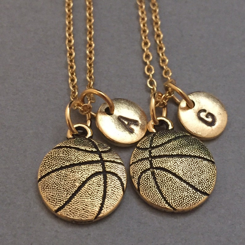 Best Friend Necklace Basketball Necklace Sports Necklace Etsy