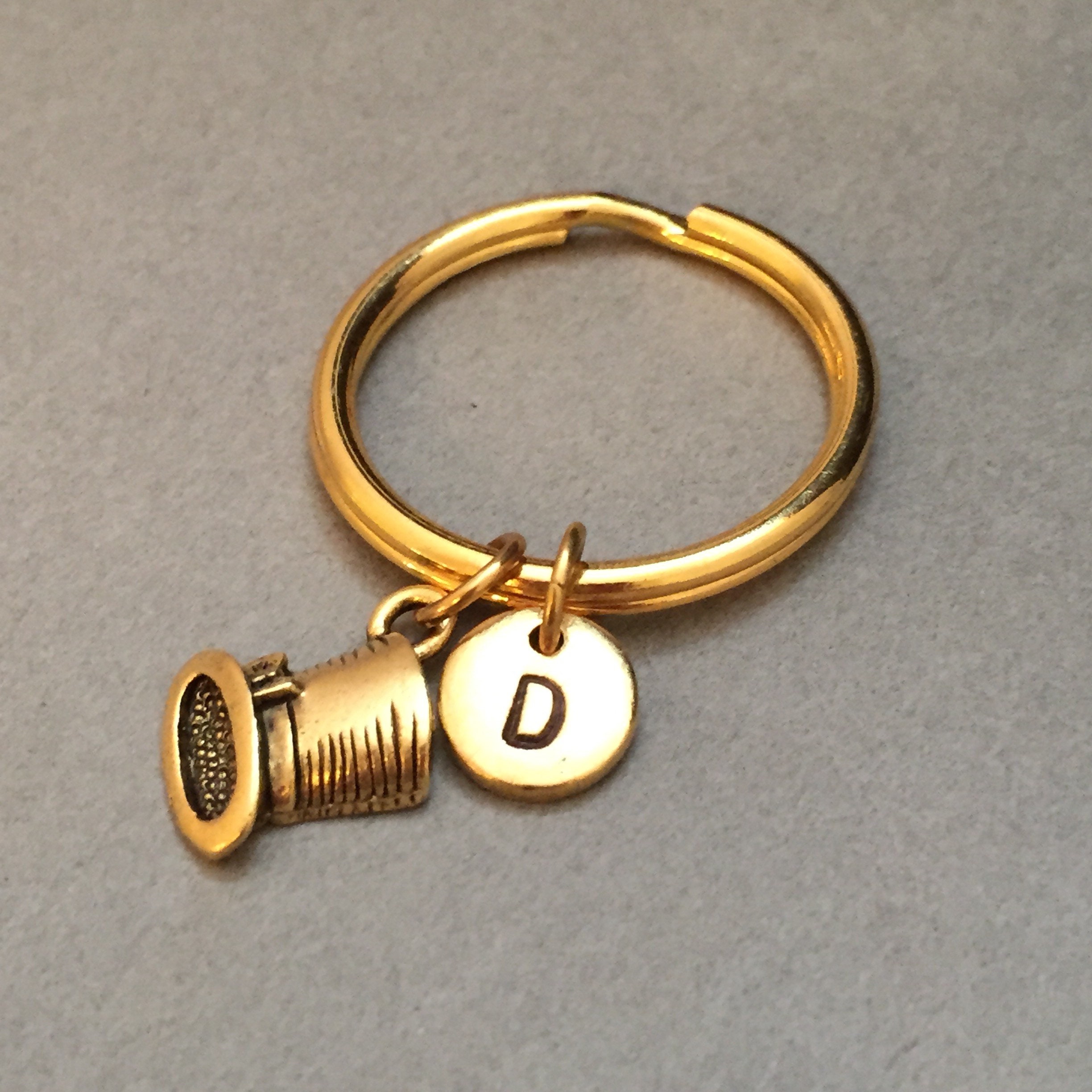 Top hat keychain top hat charm wedding keychain Etsy