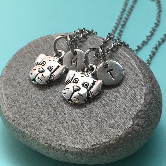 Best Friend Necklace, Puppy Necklace, Animal Necklace, Bff