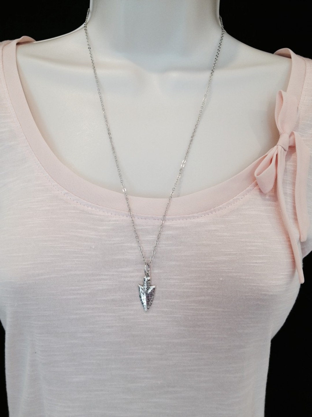Harris Reed Arrows Arrow Necklace, Spear Necklace, Boho Necklace, Long Arrow Necklace ...