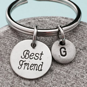 Besten Freund Schlüsselbund, besten Freund Charme, Freundschaft Schlüsselbund, personalisierte Schlüsselanhänger, erste Schlüsselanhänger, individuelle Schlüsselanhänger, Monogramm