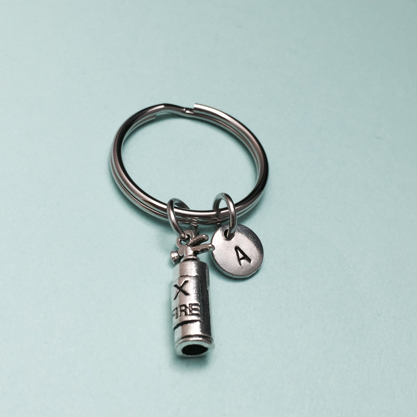 Fire Extinguisher Keychain Fire Extinguisher Charm Fireman Etsy