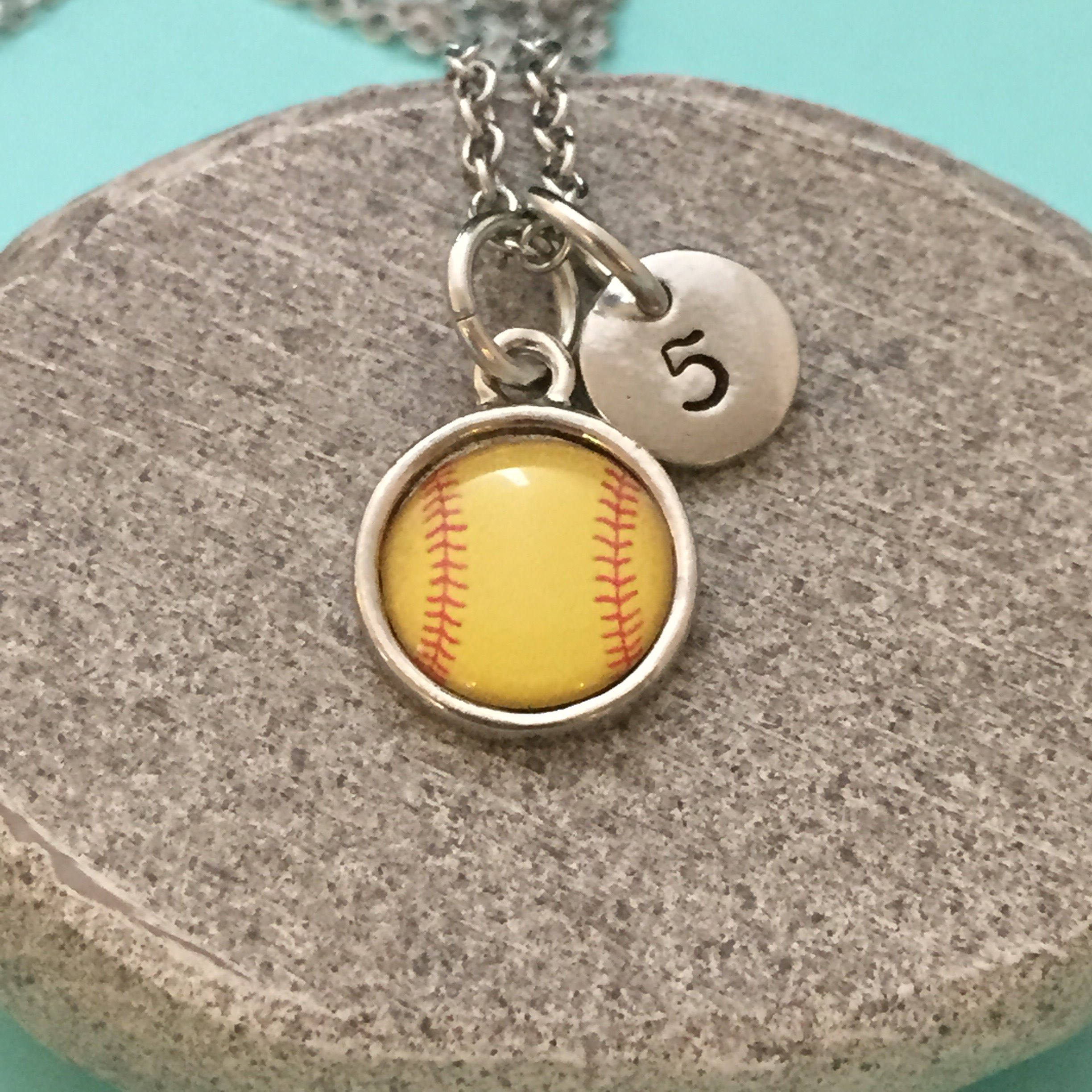 Softball necklaces amazon Clearance