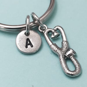 Stethoscoop sleutelhanger stethoscoop charme, medische sleutelhanger, medische charme, gepersonaliseerde sleutelhanger, eerste, aangepaste, monogram
