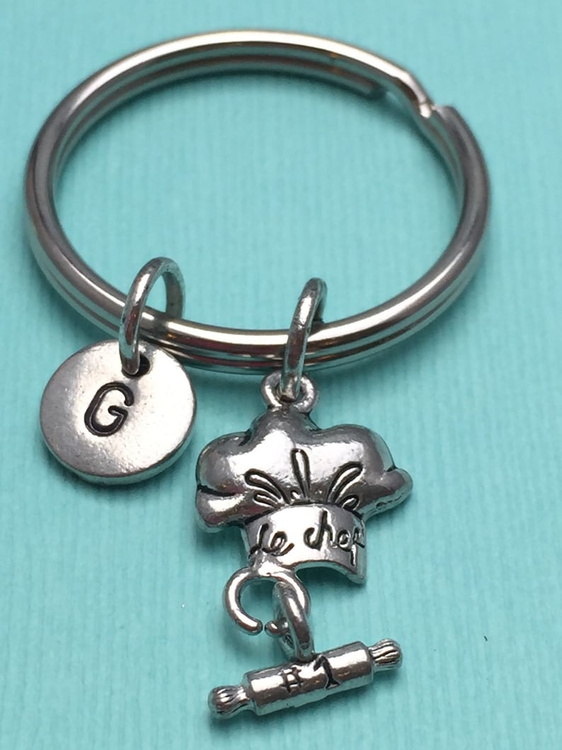 Chef Keychain, Chef Hat Keychain, Hat Keychain, Cooking Keychain ...