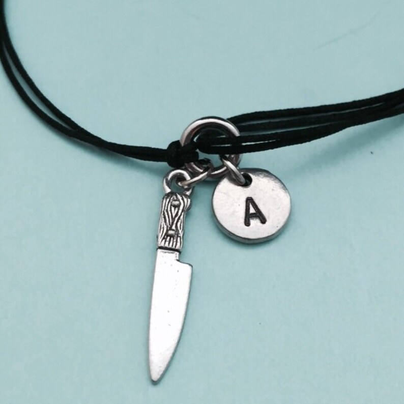 Knife cord bracelet knife charm bracelet adjustable Etsy