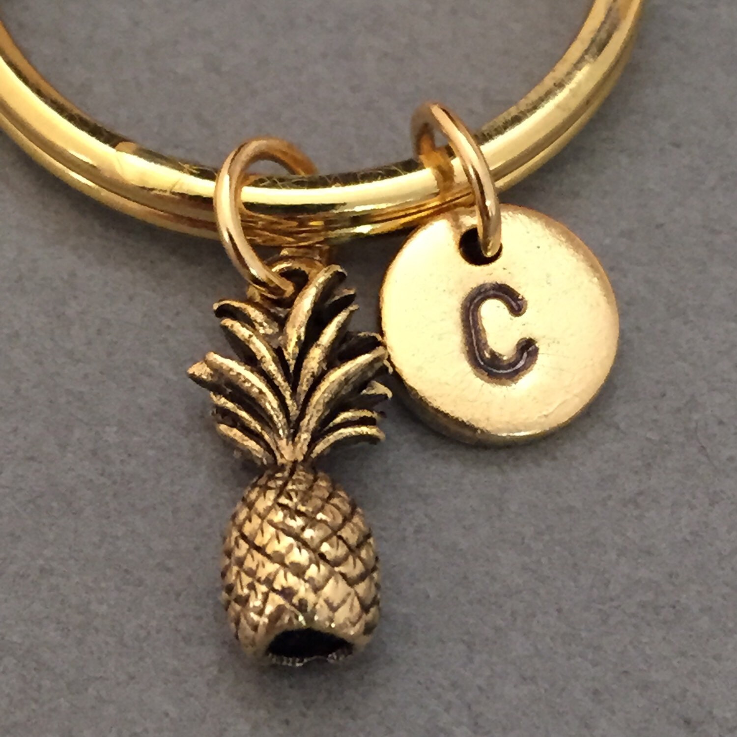 Gold hotsell pineapple keychain