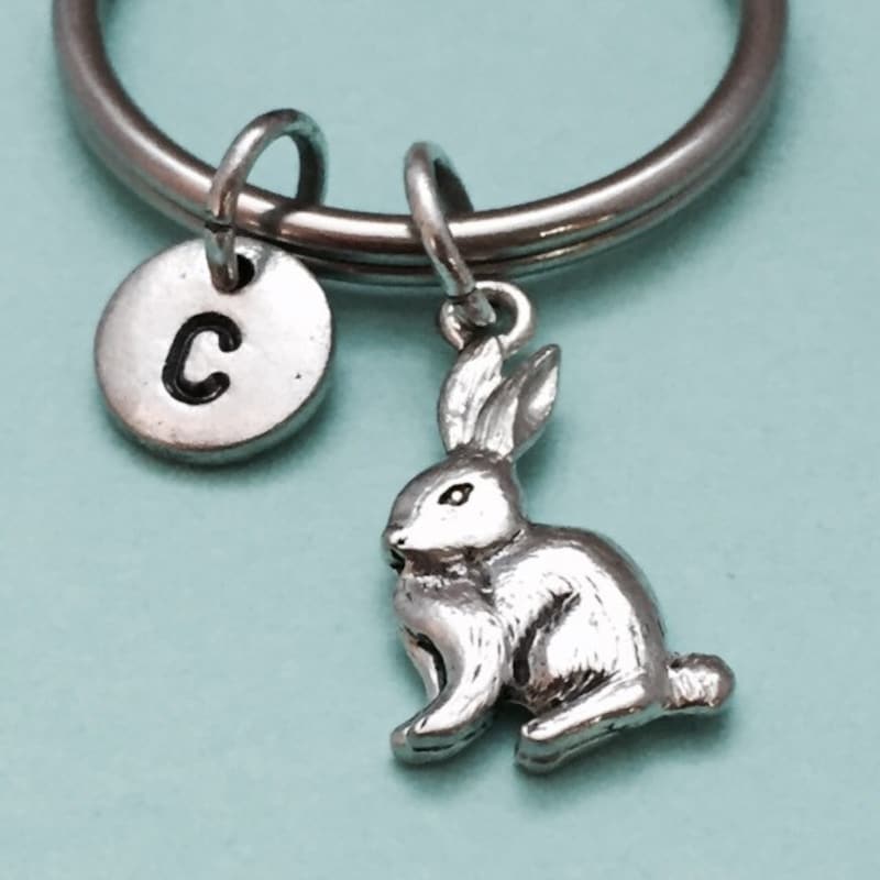 Bunny Keychain - Etsy
