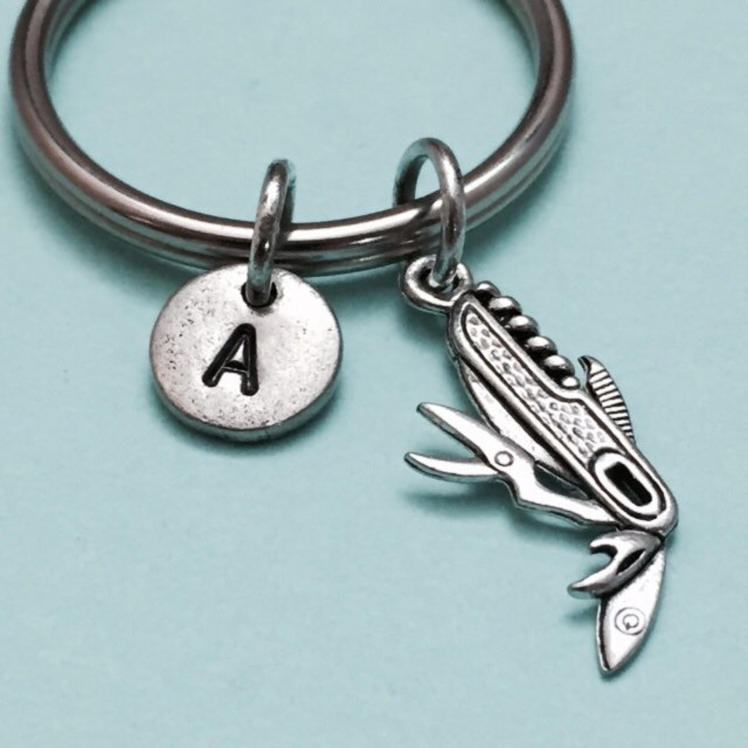 Swiss Army Knife Keychain Swiss Army Knife Charm Boyscout Etsy