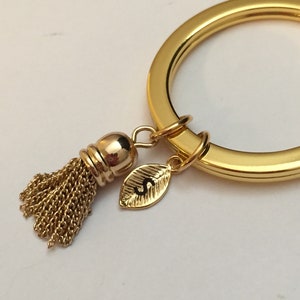 Korte kwast sleutelhanger kwast charme, fringe kwast sleutelhanger, gepersonaliseerde sleutelhanger, eerste sleutelhanger, aangepaste sleutelhanger, monogram