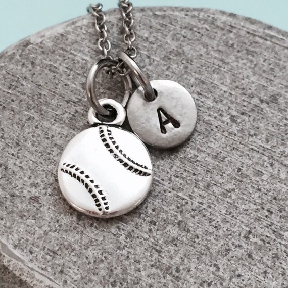 Etsy baseball necklace hot sale