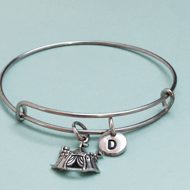 Circus Tent Bangle Circus Tent Bracelet Circus Tent Charm Etsy
