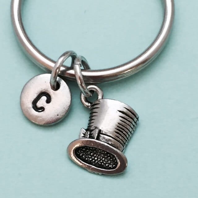 Top Hat Keychain Top Hat Charm Hat Keychain Groomsmen Etsy Sweden