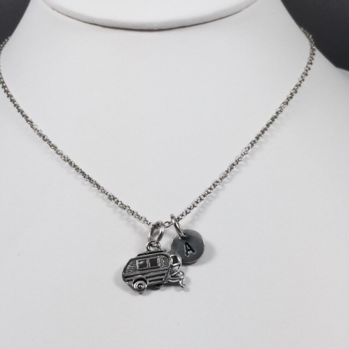 Camper Necklace Camper Charm Camping Jewelry Camping Etsy