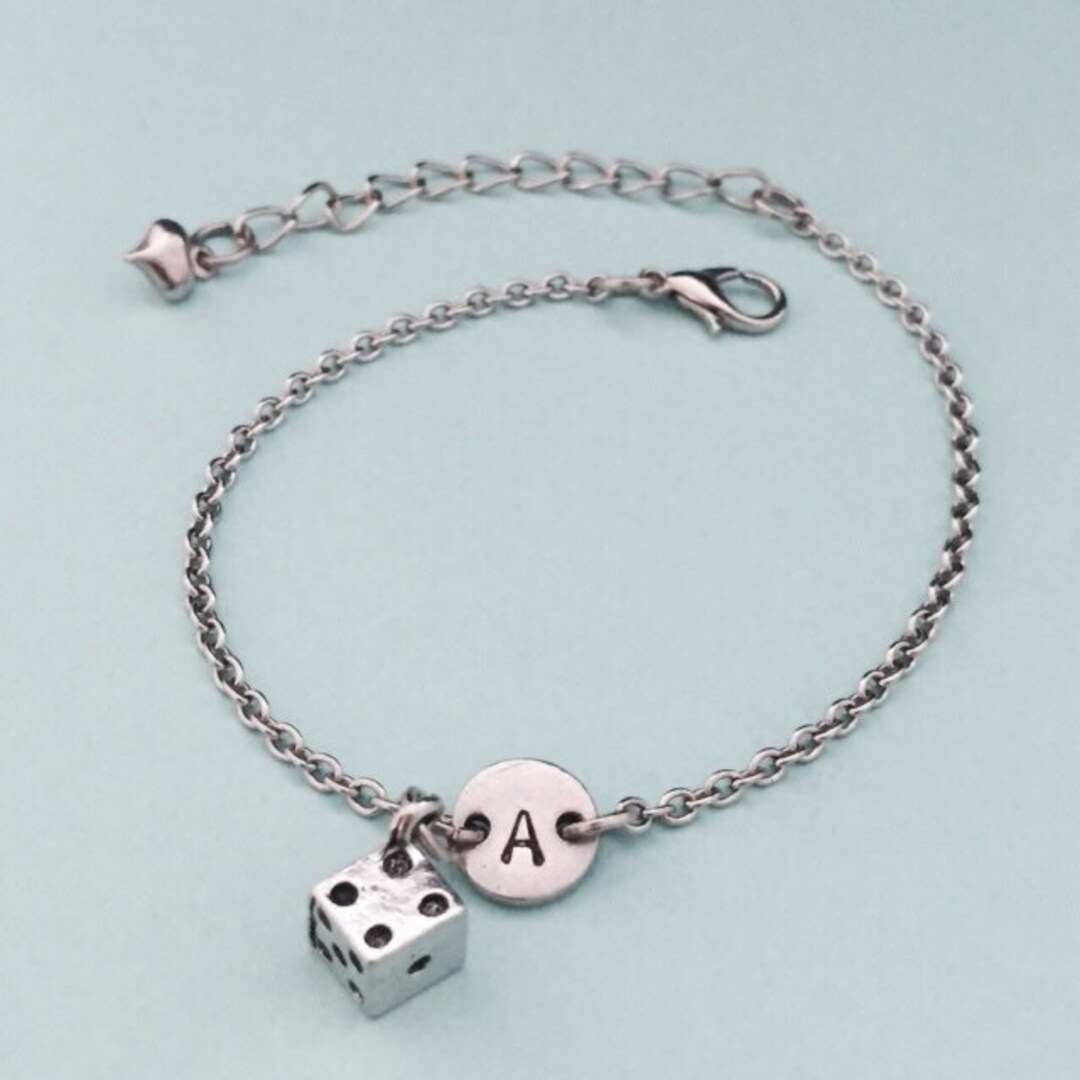 dice charm bracelet