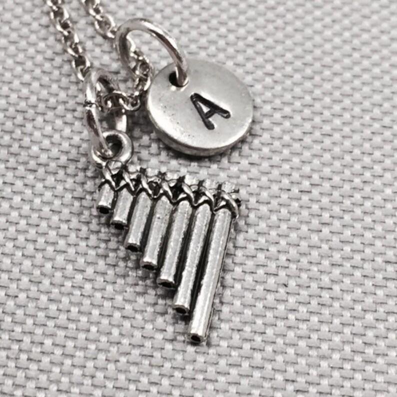 Pan Flute Necklace Pan Pipes Pan Flute Charm Music Charm Etsy
