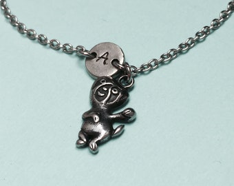Sloth charm bracelet, sloth charm, animal bracelet, adjustable bracelet, charm bracelet, personalized bracelet, initial, monogram