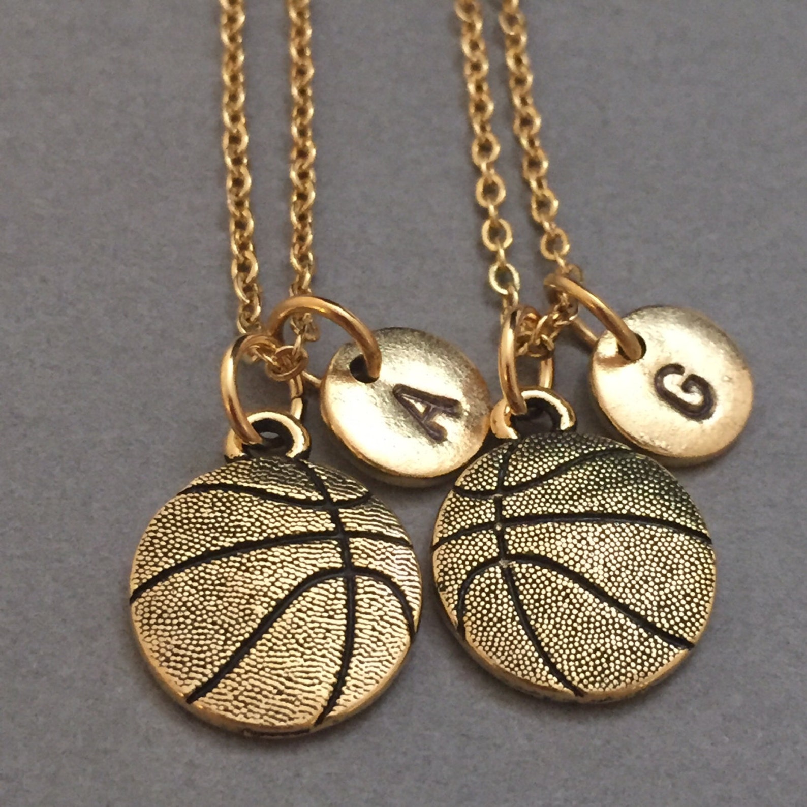 Best Friend Necklace Basketball Necklace Sports Necklace Etsy
