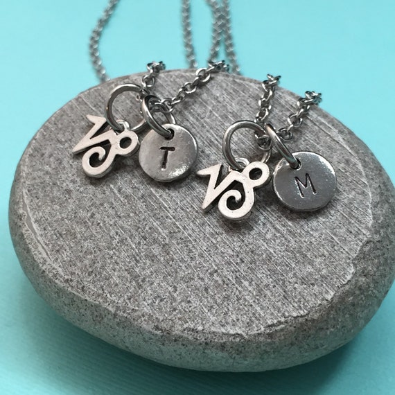 Zodiac best 2024 friend necklaces