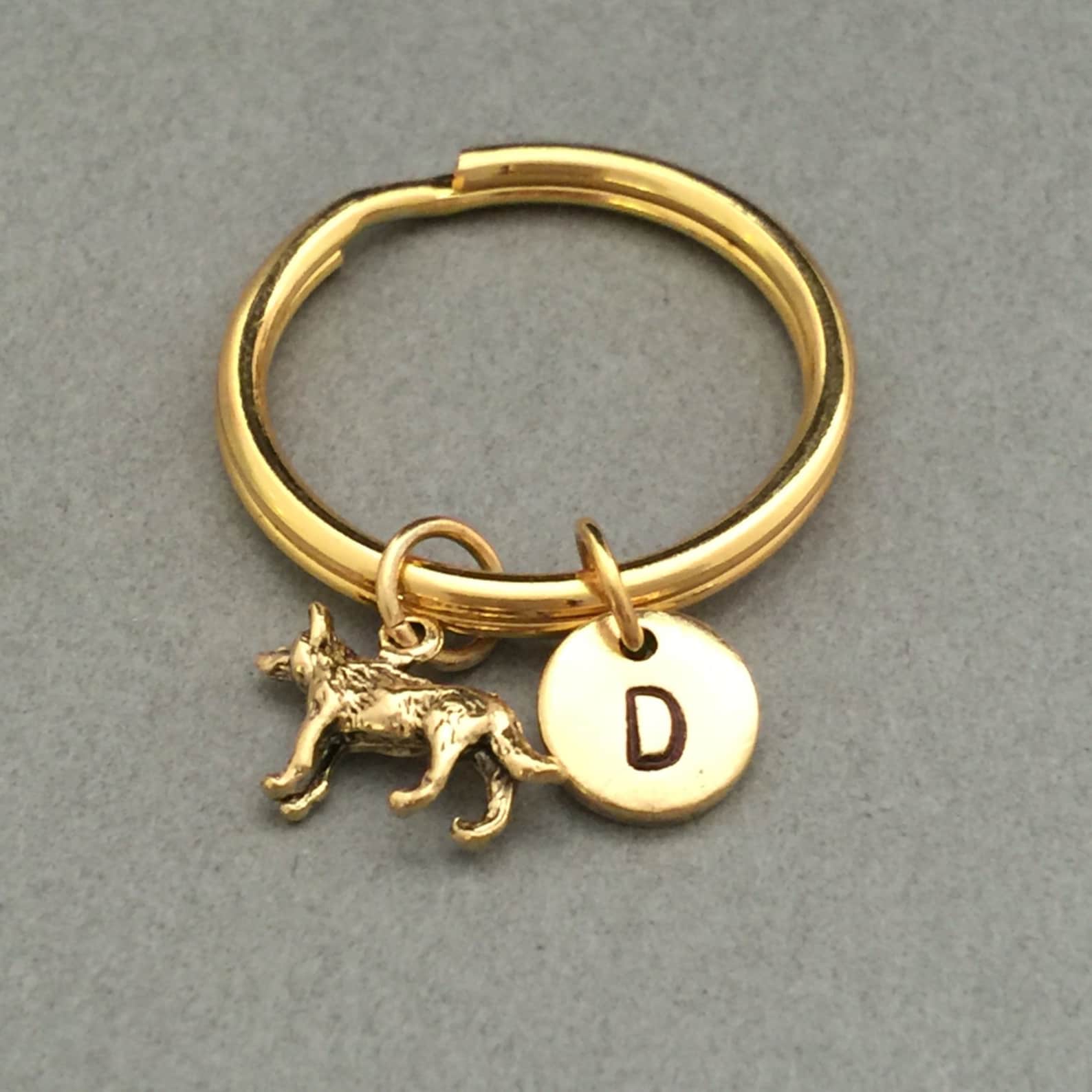 Wolf Keychain Wolf Charm Animal Keychain Personalized Etsy UK