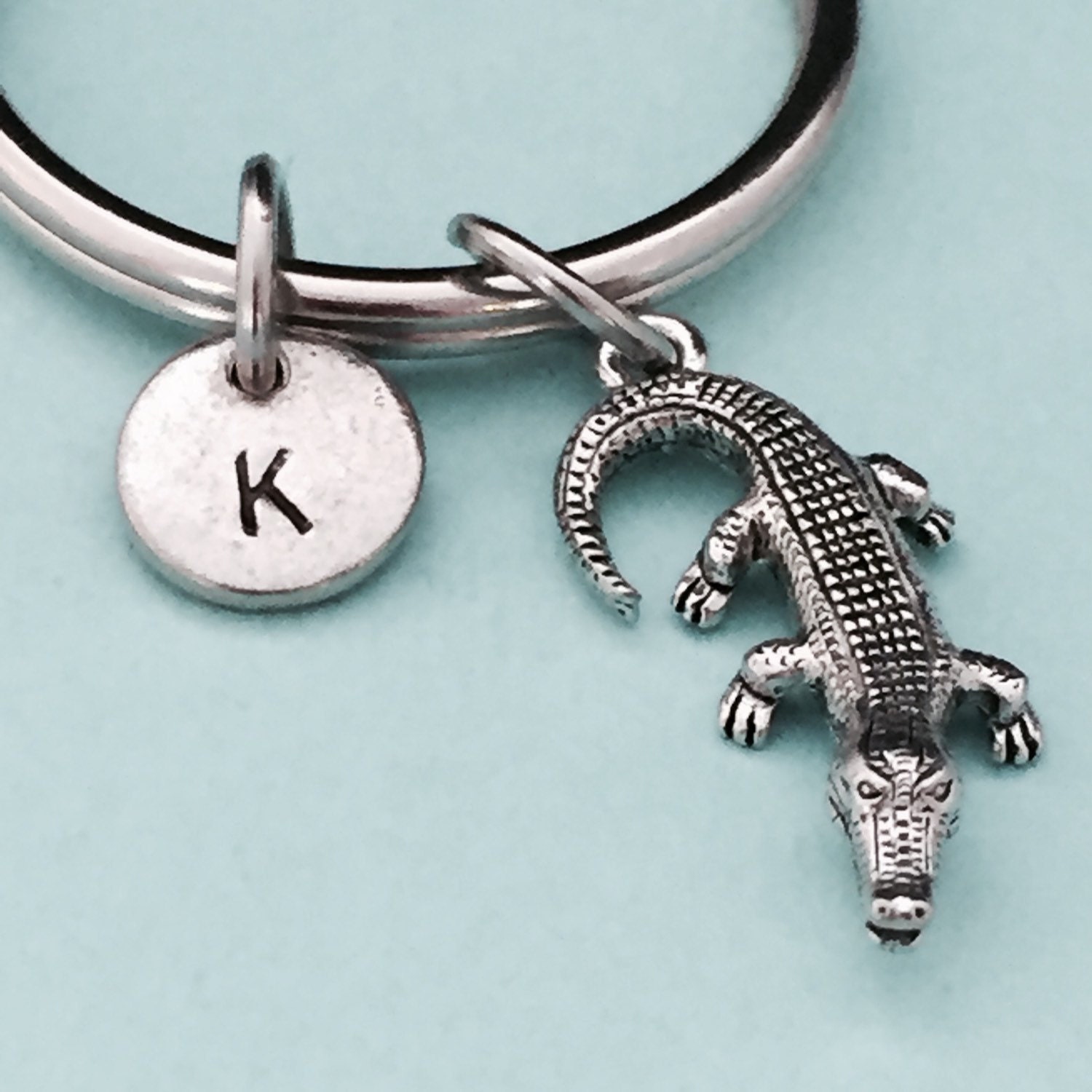 Alligator Key Ring Personalized No. 3, USA Made
