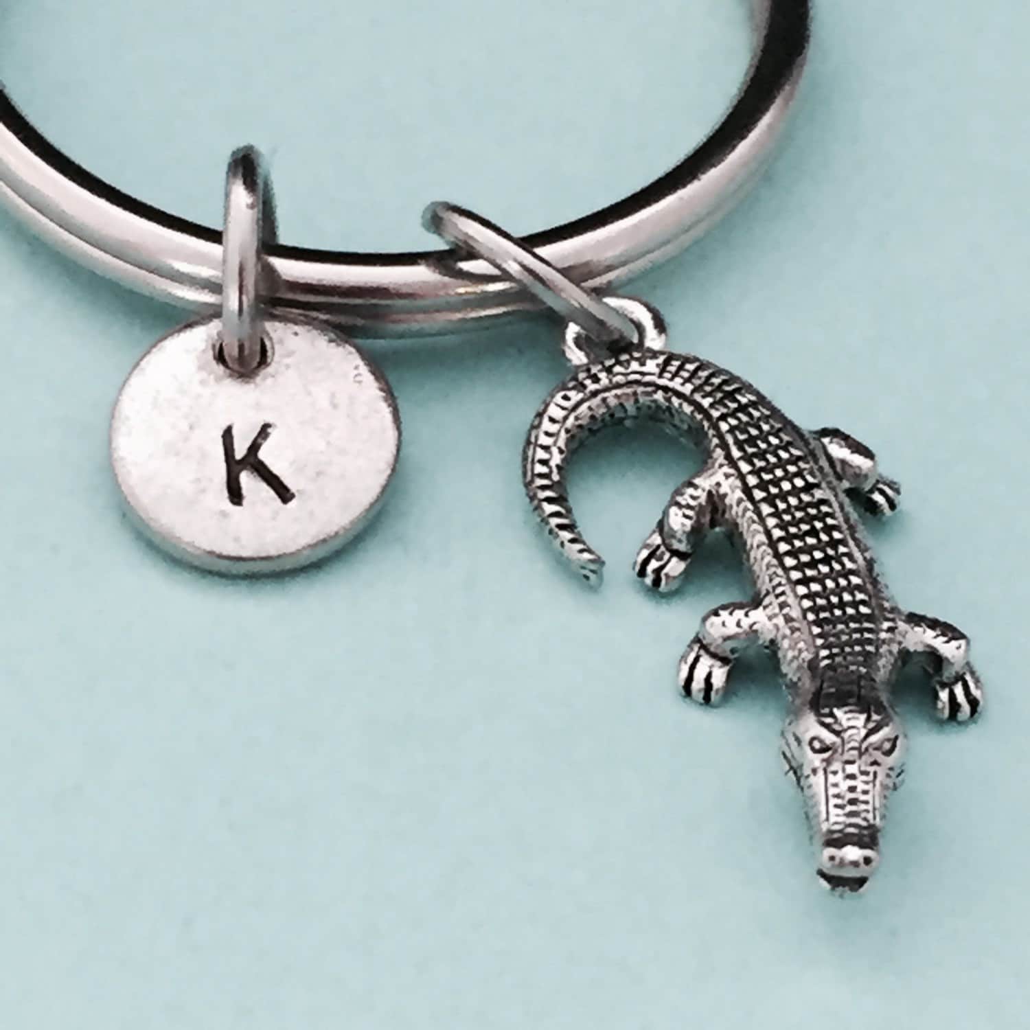 crocodile keyring