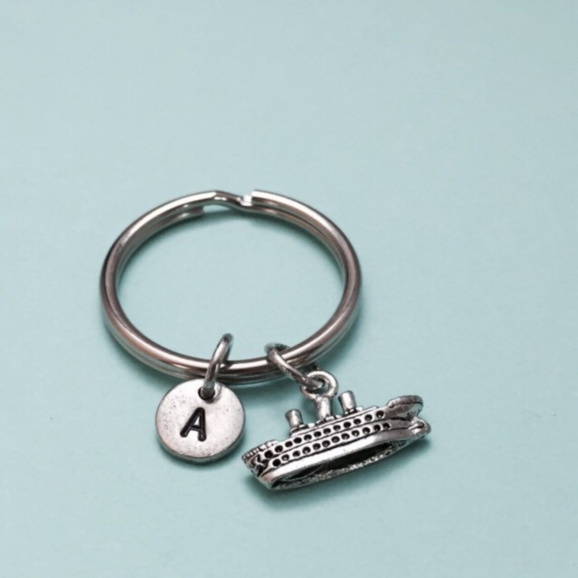 Cruise ship keychain cruise ship charm nautical keychain Etsy