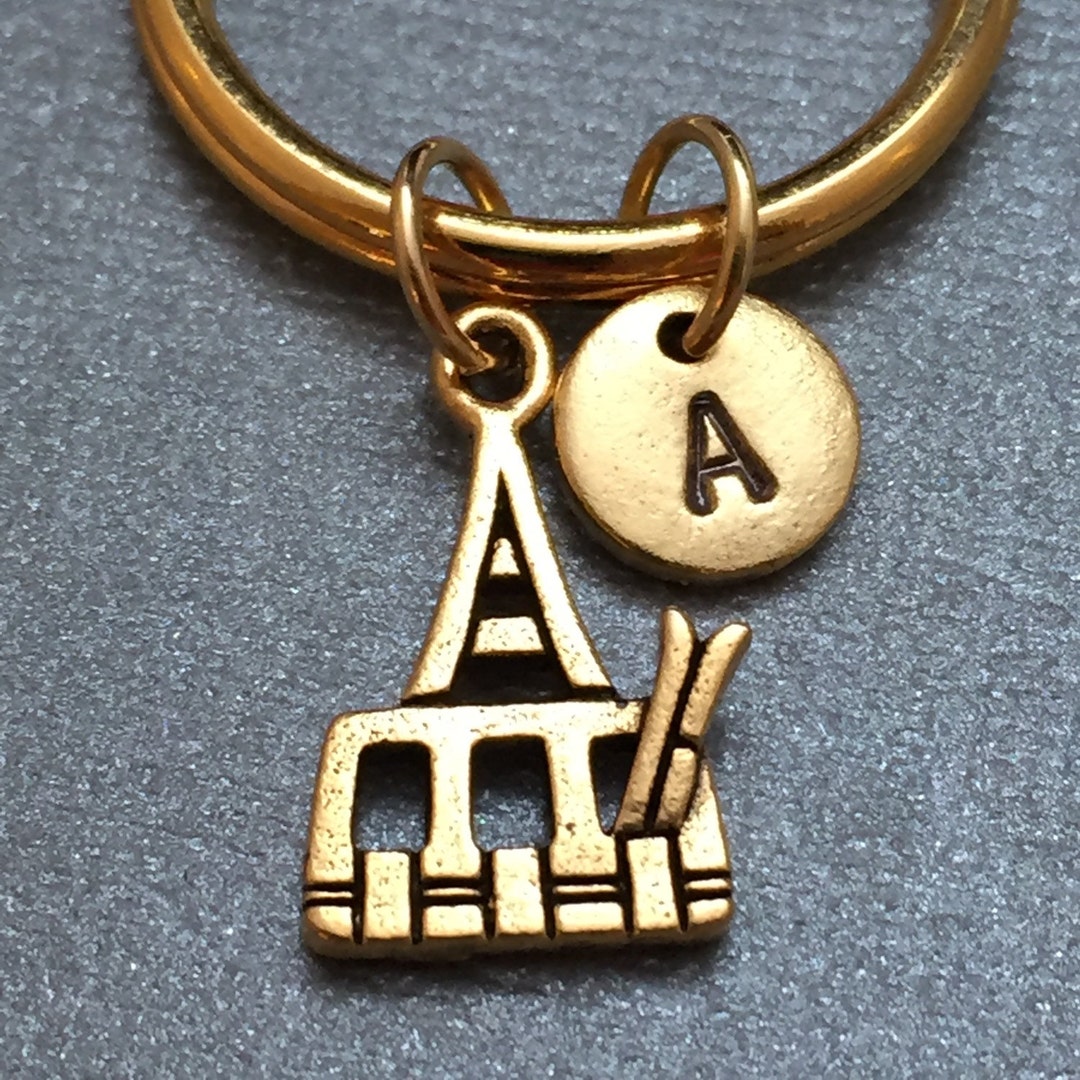Tramway Keychain Ski Tramway Keychain, Ski Tramway Charm, Ski Tramway Keychain ...