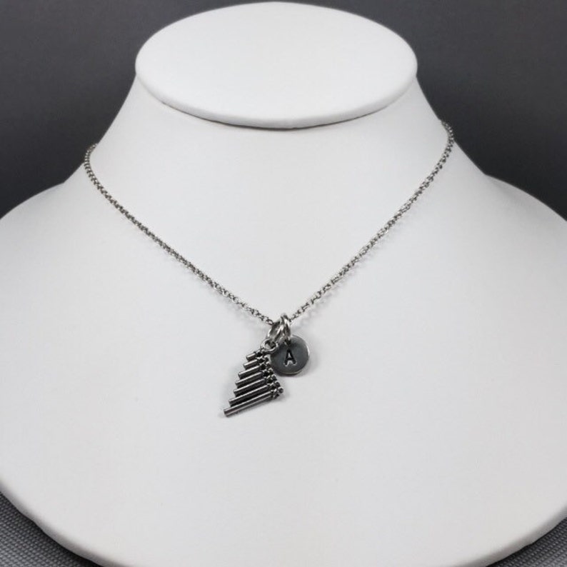 Pan Flute Necklace Pan Pipes Pan Flute Charm Music Charm Etsy