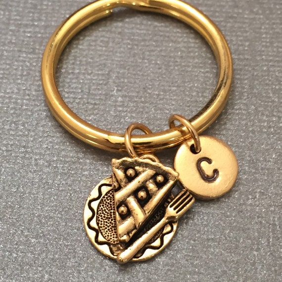 Pie on Plate Keychain Pie on Plate Charm Food Keychain | Etsy