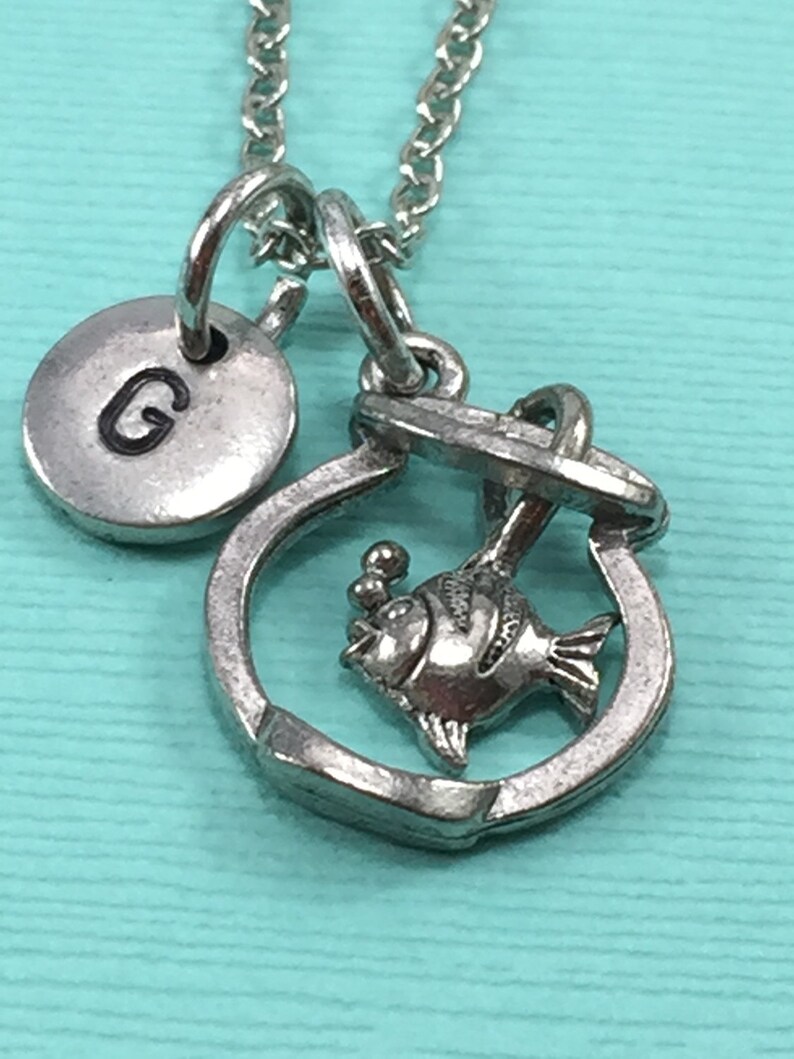 Fish bowl necklace fish necklace goldfish necklace Etsy