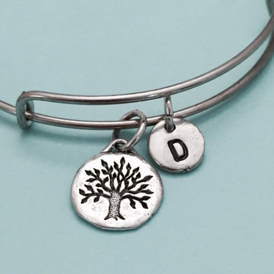 Tree of Life Bangle, Tree of Life Charm Bracelet, Tree of Life ...