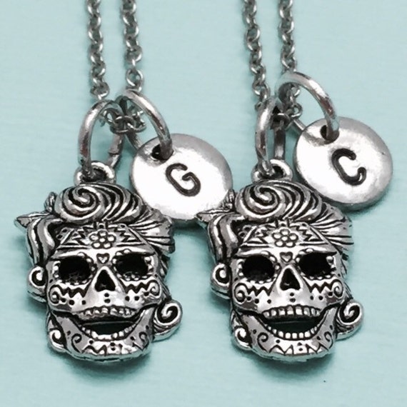 Skull friendship necklace discount
