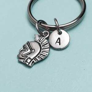 Charioteer keychain, charioteer charm, greek keychain, personalized keychain, initial keychain, customized keychain, monogram