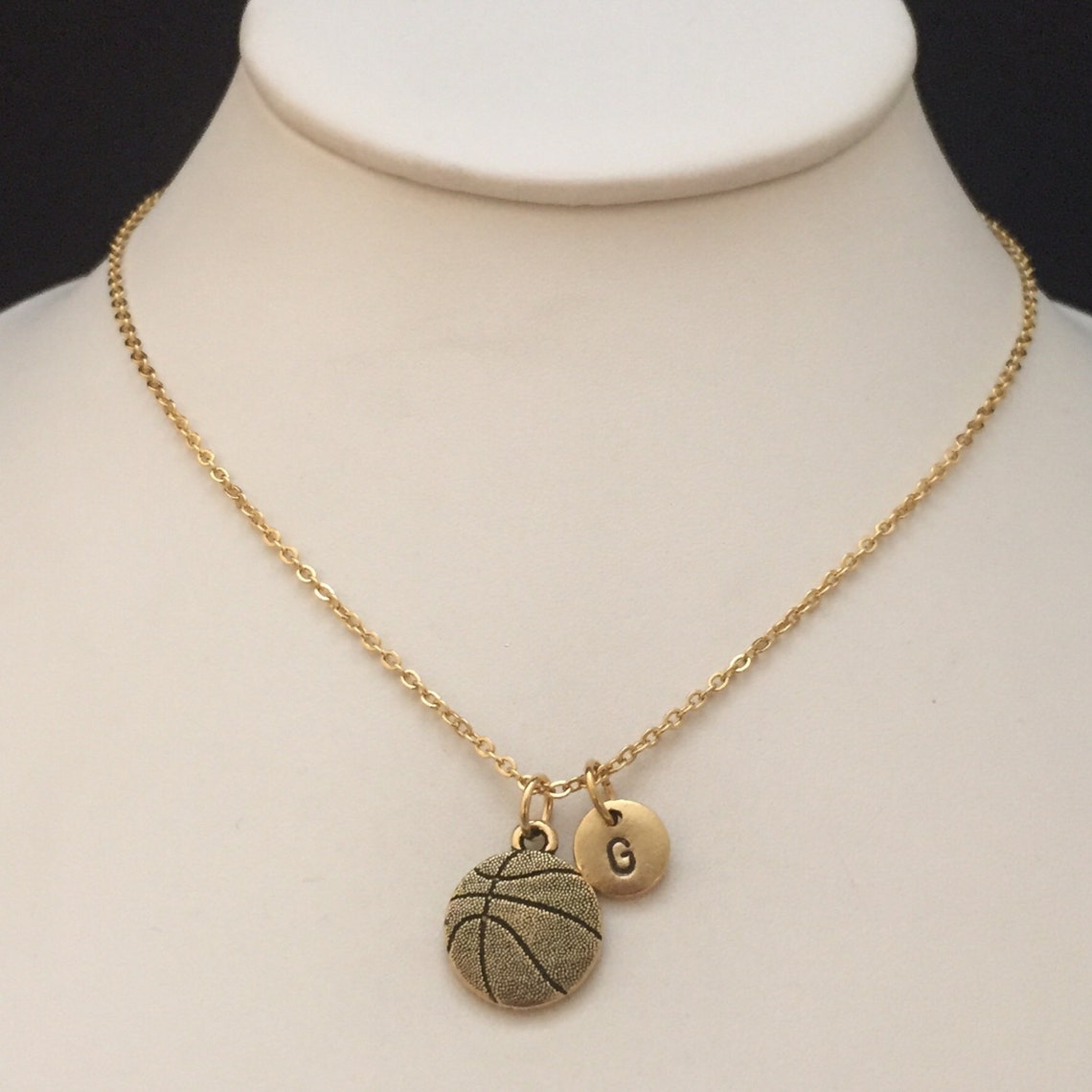 Best Friend Necklace Basketball Necklace Sports Necklace Etsy