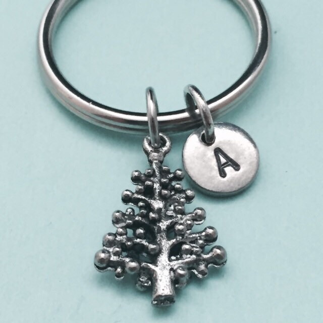 Christmas Tree Keychain Christmas Tree Charm Holiday Etsy UK