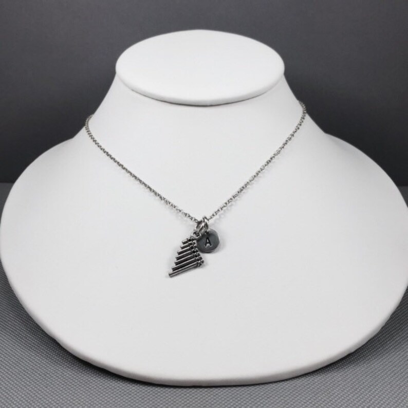 Pan Flute Necklace Pan Pipes Pan Flute Charm Music Charm Etsy