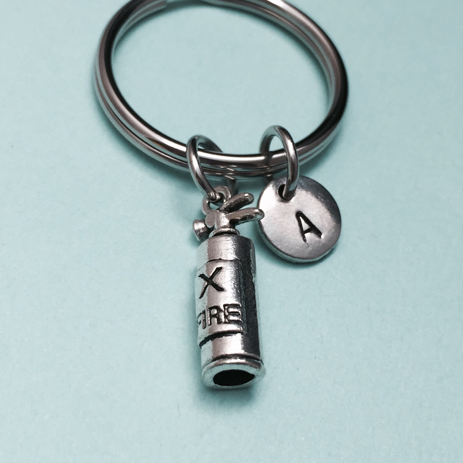 Fire Extinguisher Keychain Fire Extinguisher Charm Fireman Etsy