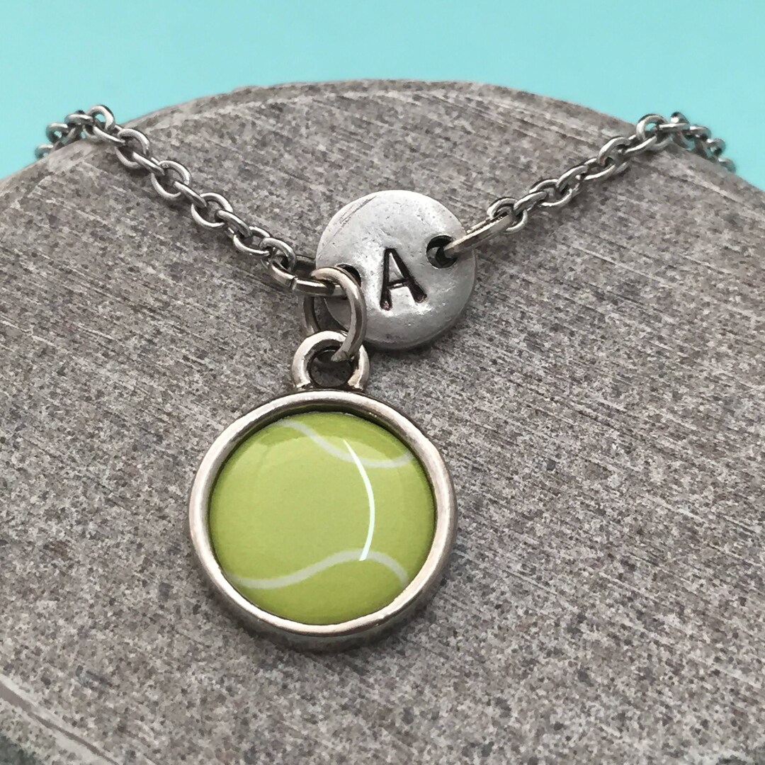 Tennis Ball Charm Bracelet, Tennis Ball Charm, Sports Bracelet