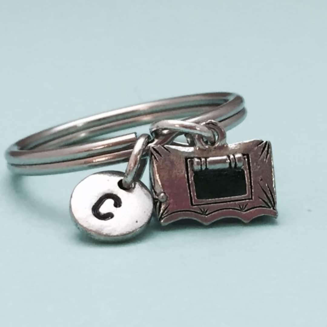 Tent Keychain, Tent Charm, Camping Keychain, Personalized Keychain