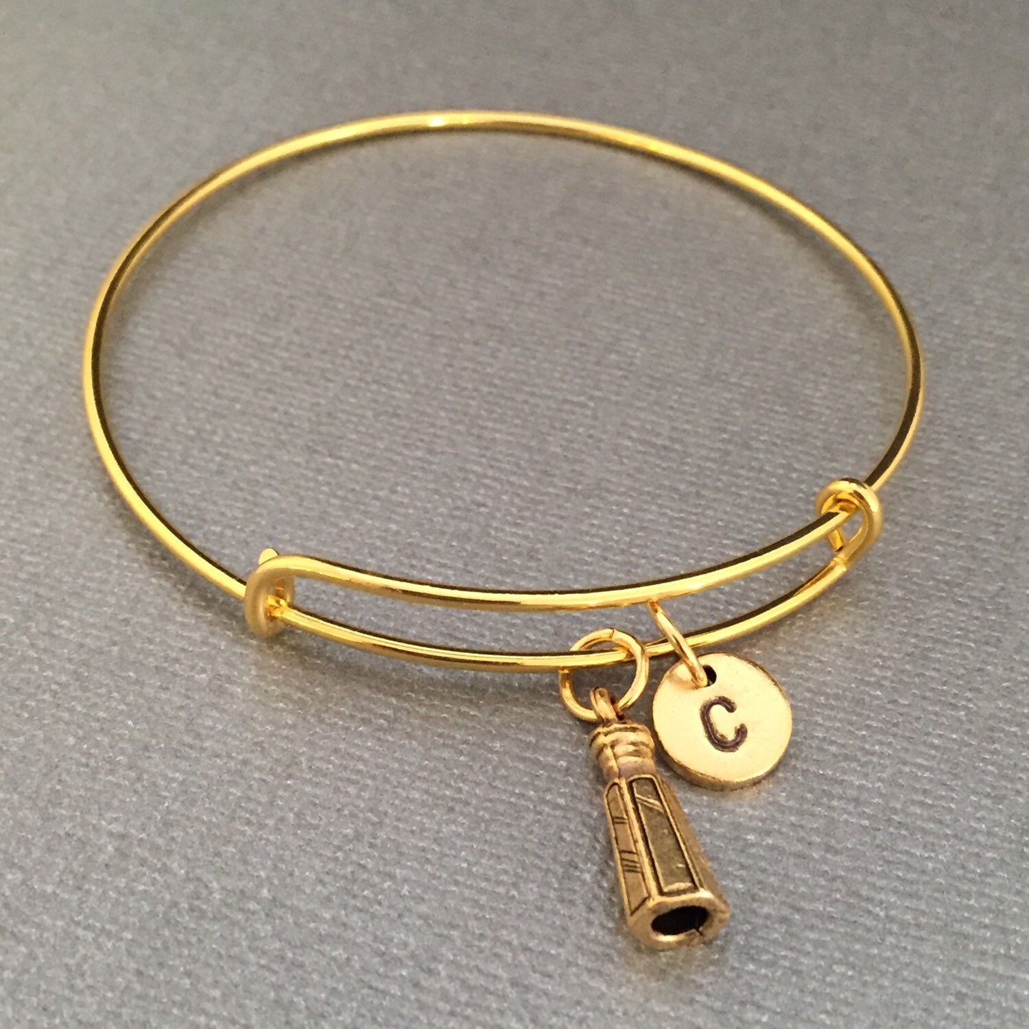 Salt Bangle Salt Charm Bracelet Expandable Bangle Charm Etsy UK