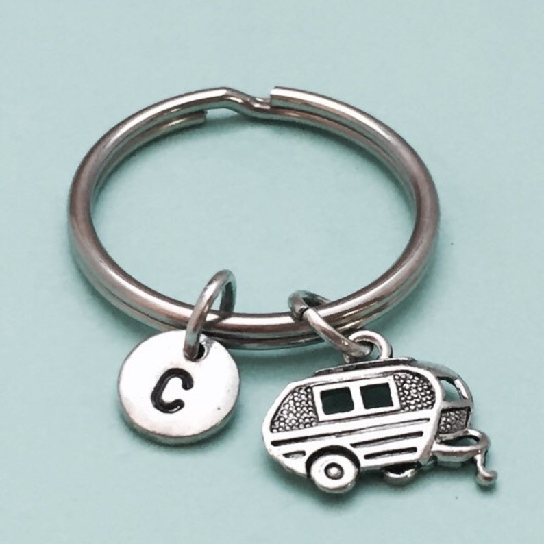 Camper keychain camper charm rv keychain travel trailer Etsy