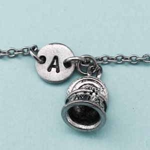 Caviar charm bracelet, caviar charm, adjustable bracelet, food, personalized bracelet, initial bracelet, monogram
