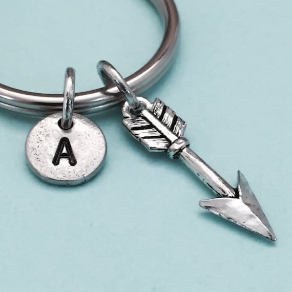 Arrow Keychain Arrow Quiver Keychain, Arrow Quiver Charm, Archery Keychain, Personalized  Keychain, Initial Keychain, Initial Charm, Customized, Monogram
