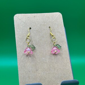 Lily of the valley style earring