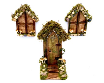 Mushroom Door & Window Set