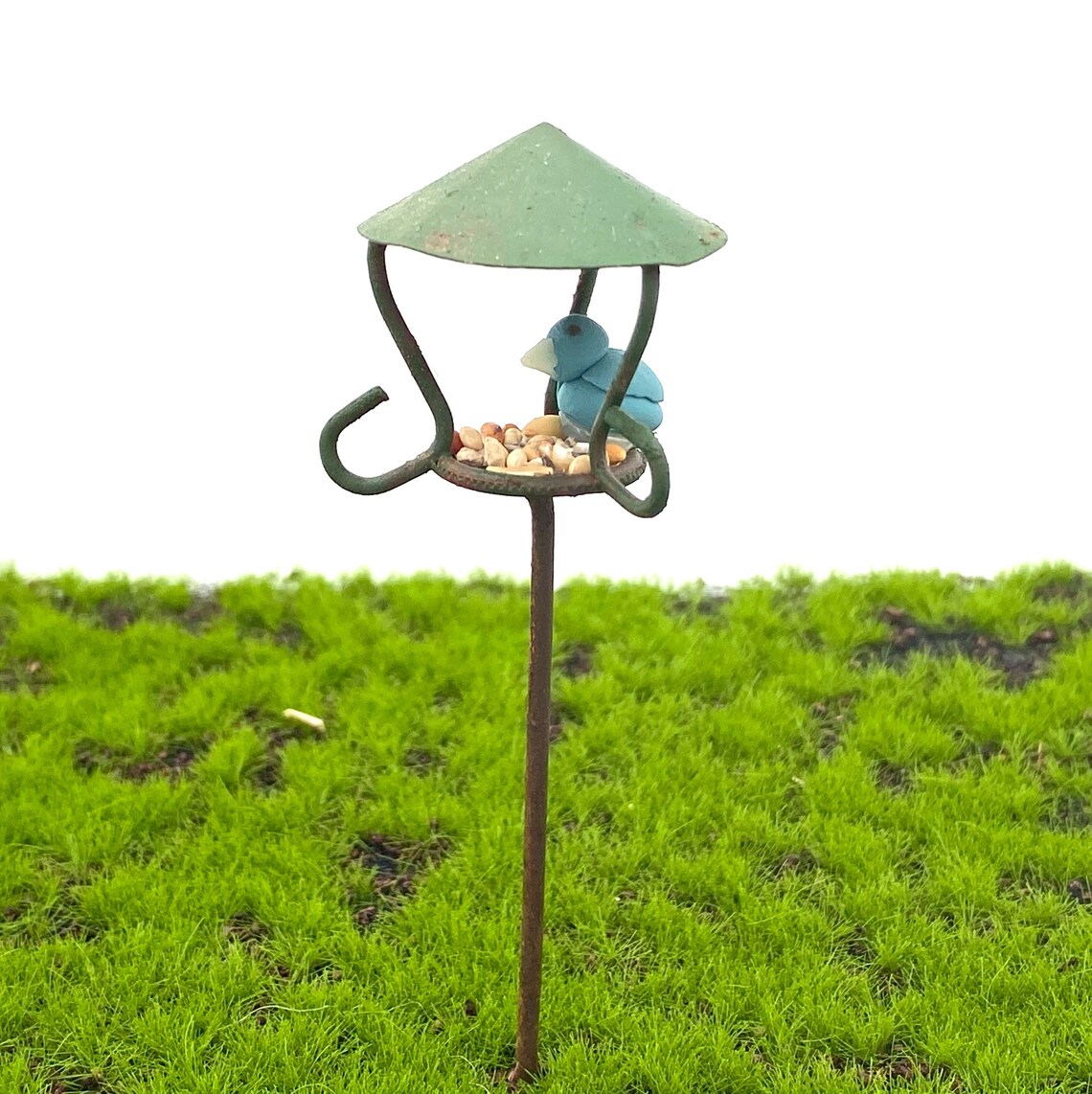 Fairy Garden Bird Feeder Etsy