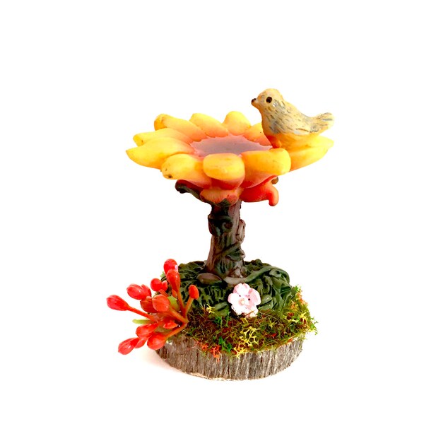 Fairy Garden Miniature Bird Bath